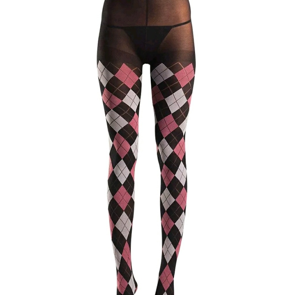 Plus size - Argyle Tights
